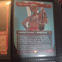 *FOIL* Vaan, Street Thief (Borderless) Final Fantasy 0390 MTG - Image 1