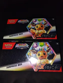 Pokemon TCG: Prismatic Evolutions Surprise Box LOT OF 2! (SEALED) - Image 1