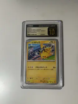 2023 Pokemon Scarlet & Violet Promos Pikachu CGC 10 Pristine - Image 1
