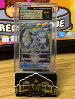 Pokemon TCG CGC Pristine 10 Alolan Vulpix VSTAR 023/068 Incandescent Arcana - Image 1