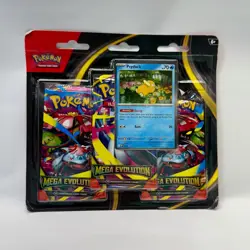 Pokemon TCG MEGA EVOLUTION 3 Pack Booster Blister FACTORY SEALED NEW - QTY - Image 1