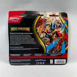 Pokemon TCG MEGA EVOLUTION 3 Pack Booster Blister FACTORY SEALED NEW - QTY - Image 2