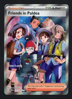 Friends in Paldea 137/131 Prismatic Evolutions Ultra Rare Pokemon TCG - Image 1