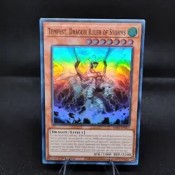 YuGiOh! - Tempest, Dragon Ruler of Storms RA03-EN011 Super Rare 1st Edition NM - Image 1