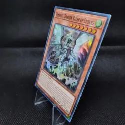 YuGiOh! - Tempest, Dragon Ruler of Storms RA03-EN011 Super Rare 1st Edition NM - Image 2