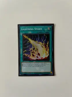 Yugioh Lightning Storm Super Rare RA01-EN061 1st Edition NM - Image 1