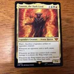 MTG Sauron, the Dark Lord The Lord of the Rings: Tales of Middle-earth 0224... - Image 1