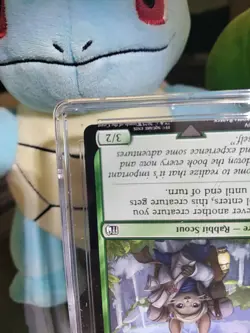 Final Fantasy Magic The Gathering Loporrit Scout cGc 9 Minor Miscut Error - Image 4