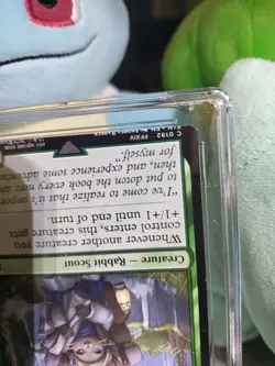 Final Fantasy Magic The Gathering Loporrit Scout cGc 9 Minor Miscut Error - Image 5