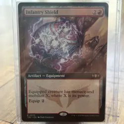 MTG Infantry Shield (75/478) Tarkir Dragonstorm Commander MINT - Image 1