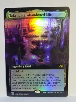 Takenuma, Abandoned Mire (Extended Art) Kamigawa: Neon Dynasty Foil - Image 1