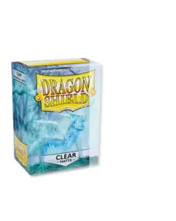 Dragon Shield: 100ct Standard Size Matte Clear Sleeves 5706569110017 - Image 1