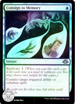 MTG Consign to Memory (54) | NM Foil | Modern Horizons 3 {MH3} - Image 1