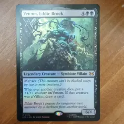 Venom, Eddie Brock - MTG - Marvel's Spider-Man: Eternal-Legal - Foil - 0012 - Image 1