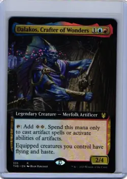#335 Dalakos, Crafter of Wonders (Extended Art) Theros Beyond Death Rare - Image 1