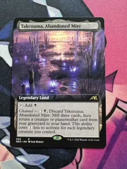 MTG English Takenuma, Abandoned Mire (Extended Art) NM Normal - Image 1