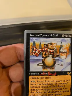 MTG UNGLUED Infernal Spawn of Evil NEVER PLAYED - Image 2