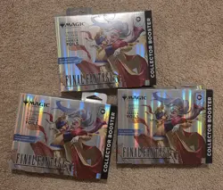 Magic: The Gathering - Final Fantasy Collector Omega Booster Box Lot Of 3 Sealed - Image 1