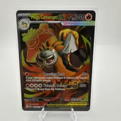 Pokemon MEGA CAMERUPT EX 156/132 - Mega Evolution - ULTRA RARE FULL ART - MINT - Image 1