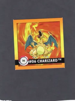 1999 Pokemon Artbox Stickers Series 1 Charizard #6 - Image 1