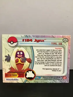 2000 Topps Pokemon TV Animation Edition Series 3 #124 Jynx - Image 2