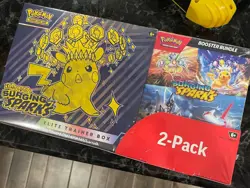 Pokemon Surging Sparks Elite Trainer Box ETB with Booster Bundle New and Sealed - Image 1
