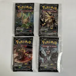 Pokemon 4x S&M Ultra Prism Booster Packs Factory Sealed - All 4 Art Sets! - Image 3