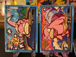 #79-80 Slowpoke Slowbro Cracked Ice Holo Pokemon Safari 2025 Peru - Image 1