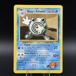 Misty’s Poliwhirl - 53/132 - Pokemon Gym Heroes Uncommon - Image 1