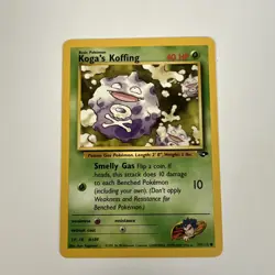Pokemon Gym Challenge Non-Holo Koga's Koffing 79/132 NM - Image 1