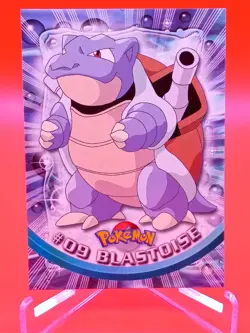 Blastoise #09 Topps TV Animation 1999 Near Mint Vintage Pokemon - Image 1
