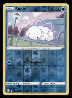 Snom Shining Fates #029/072 Common Reverse Holo Pokemon LP - Image 1