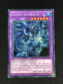 YUGIOH INVOKED COCYTUS FUEN-EN029 1ST SECRET LIGHT PLAY ITALIAN - Image 1