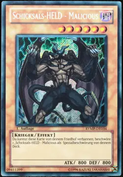 Yu-Gi-Oh! Schicksals-HELD - Malicious RYMP-DE034 1.Edition Secret Rare [NM-MINT] - Image 1