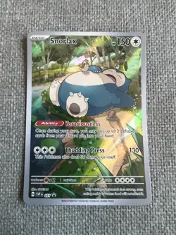 Pokemon TCG - Snorlax SVP 051 Black Star Promo (151 ETB Promo Card) - #15 - Image 1
