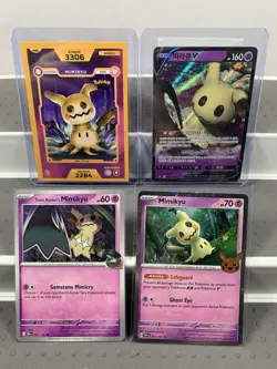 Pokemon Lot of 17 Cards and Stickers All Mimikyu #778 Mimikyu Only Pokemon Lot - Image 4