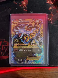 M Charizard EX (X) (Secret) 108/106 Flashfire Holographic Ungraded Pokemon Card - Image 1