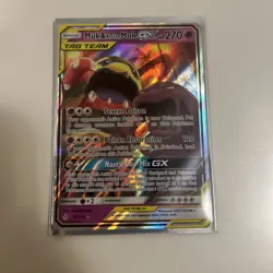 Pokemon TCG Muk Alolan Muk GX Holo Card 61/214 Ultra Rare SM Unbroken Bonds - Image 1