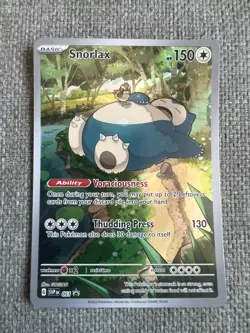 Pokemon TCG - Snorlax SVP 051 Black Star Promo (151 ETB Promo Card) - #12 - Image 1