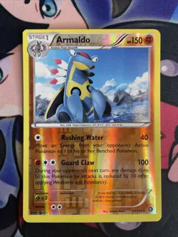 Armaldo 57/114 - XY Steam Siege - Reverse Holo Rare - Pokemon Card - LP - Image 1