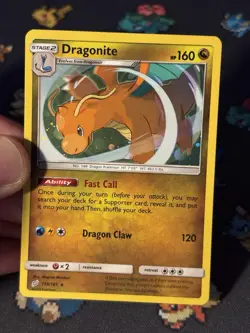 Pokemon Cards Dragonite 119/181 Cosmos Holo Promo Team Up - (NM) #1 - Image 2