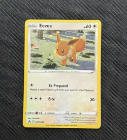 Pokemon Eevee SWSH190 SWSH: Sword & Shield Promo Cards Holo LP - Image 1