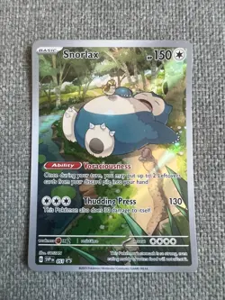 Pokemon TCG - Snorlax SVP 051 Black Star Promo (151 ETB Promo Card) - #9 - Image 1
