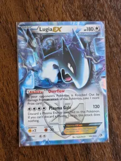Lugia EX 102/113 Legendary Treasures Holo Pokemon Card- Light Played - Image 1