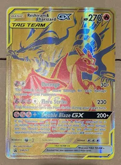 Pokemon Tag Team Reshiram Charizard SM247 & Pikachu Zekrom SM248 GX Jumbo Cards - Image 4