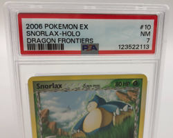 2006 POKEMON EX Trading Card SNORLAX -HOLO #10/101 DRAGON FRONTIERS graded PSA 7 - Image 2