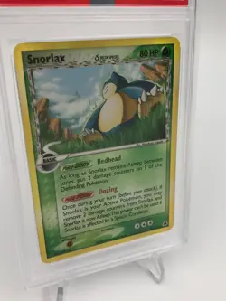 2006 POKEMON EX Trading Card SNORLAX -HOLO #10/101 DRAGON FRONTIERS graded PSA 7 - Image 5