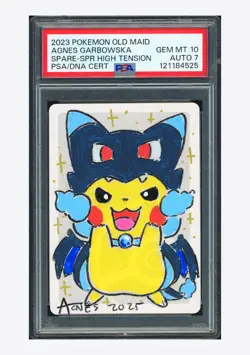 Pokemon PSA10 AUTO7 Spare Card Agnes Garbowska Signed 2023 Old Maid Japanese - Image 1