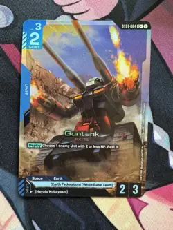 Guntank ST01-004 C+ Gundam Card Game NM Foil - Image 1