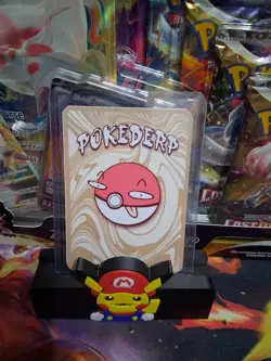Darkyootie Pokederp Umbreon Fan Art Custom Derpy Card Secret Rare Alt Art - Image 2